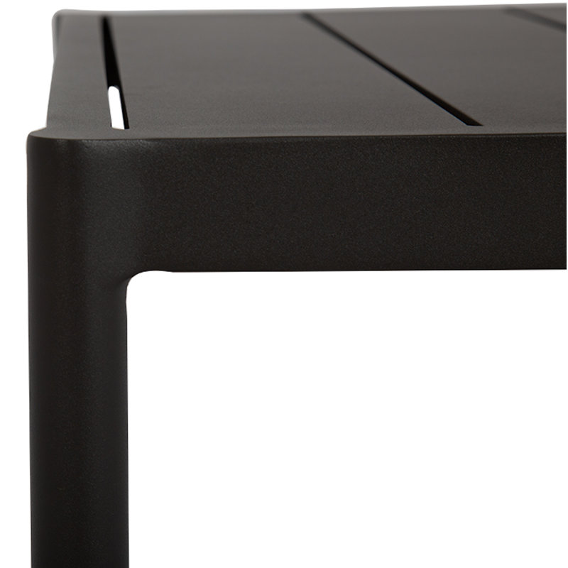 Esme Rectangular Metal Outdoor Coffee Table , 50'' in. W 26.8'' in. D