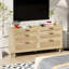 Commode 59 "en rotin avec tiroirs