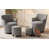 Lin de coton gris est en rupture de stock