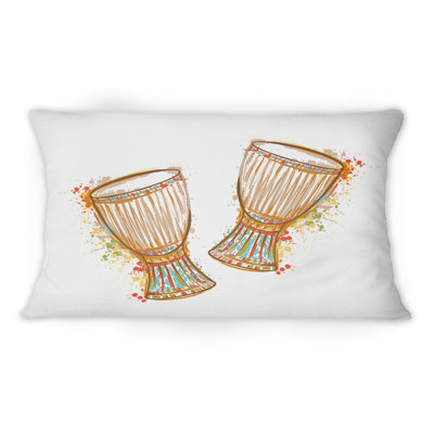 Coussin Traditional Tam Tam Drums III - Cabin & Lodge