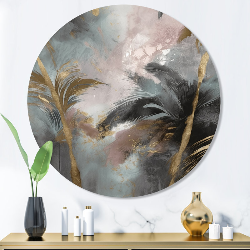 Décoration murale en métal, H 36 po x l 36 po x P 1 po