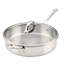 Vanderpump By Anolon Tri-Ply Clad Stainess Saute Pan with Lid, 5-Quart, Stainless Steel