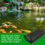 Doublure de bassin 15 x 15 pi, caoutchouc EPDM 45 mil, flexible et résistant aux rayons UV, sans danger pour les poissons, imperméable, noir