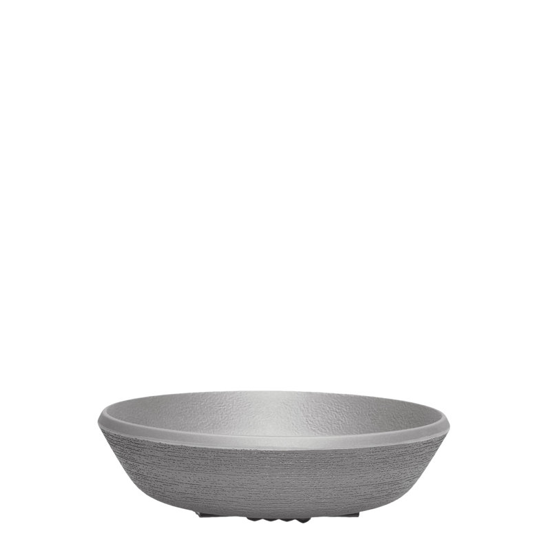 Trama Melamine Soup Bowl, Charcoal