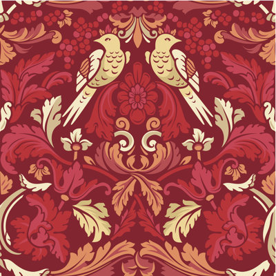 Leupp Vintage Seamless Pattern - Wrapped Canvas Print