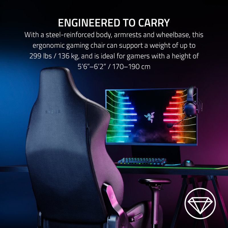 Fauteuil de jeu Razer Iskur - noir