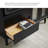 Black Solid Wood Sideboard