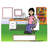 Personalized Computer Lover -Female Acrylic Key Chain