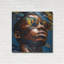 Art mural en métal luxueux «Vibrant Reflections Portrait» par r3darch0n-328228853