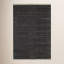 Herringbone Black Handwoven Cotton Rug-41080247