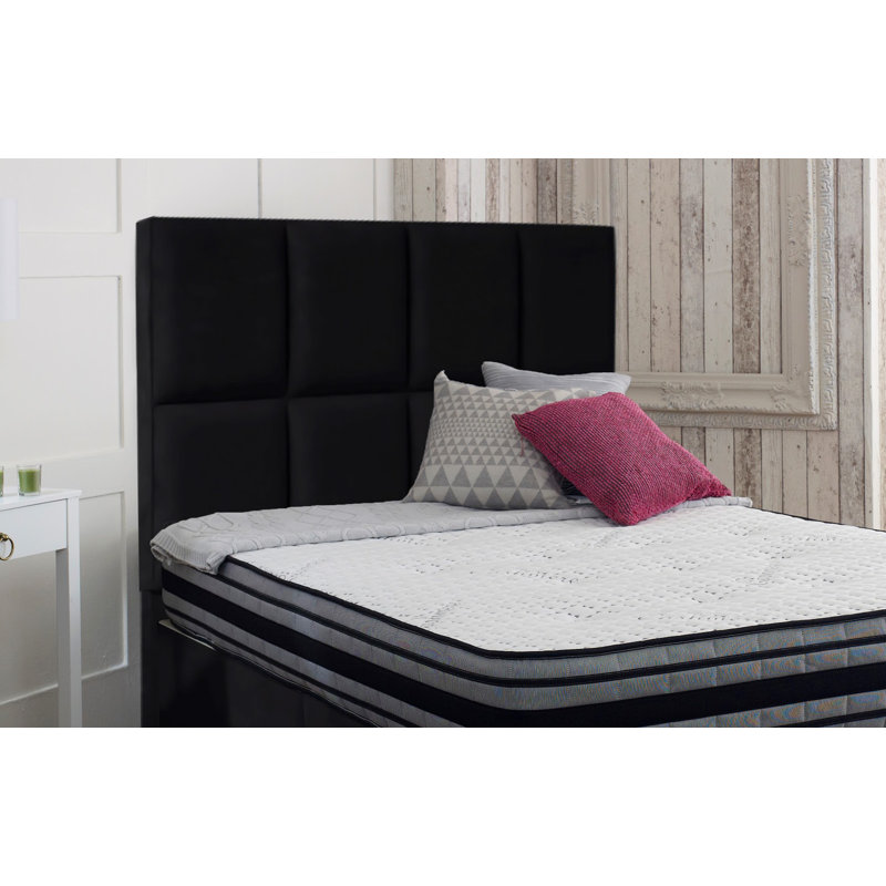 Brancy Upholstered Headboard, Small Single (2'6), Black