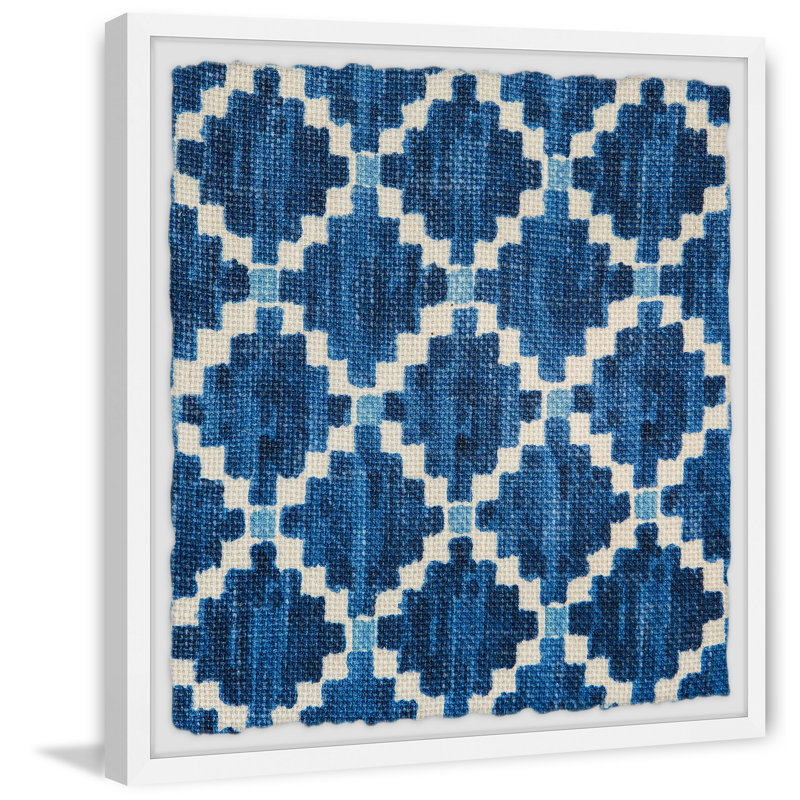 Wavy Dots - Single Picture Frame Painting, 51cm H x 51cm W x 3.81cm D