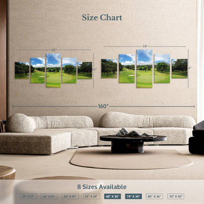 Parcours de golf panoramique