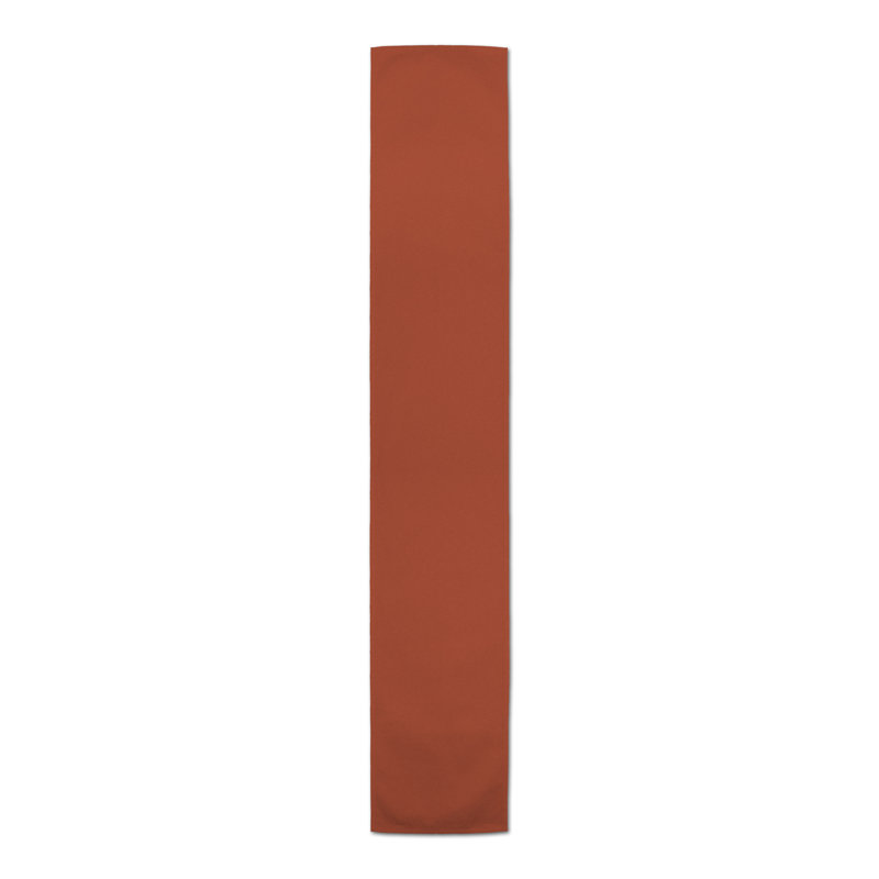 Costantina Rectangle Polyester Table Runner, 16" D x 72" L, Brown