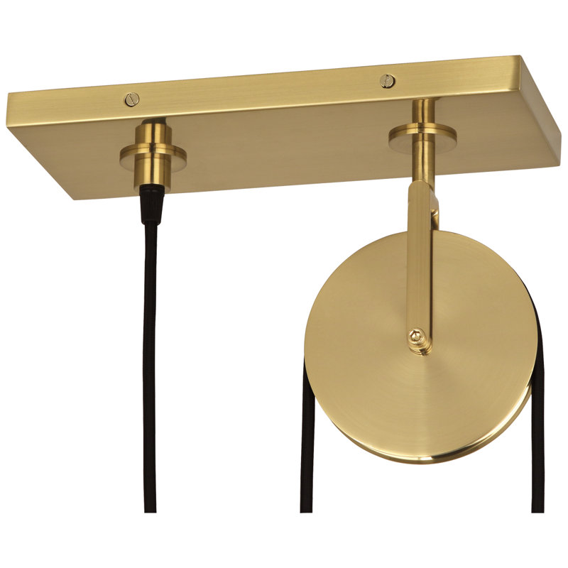 Gravity 1 - Light Unique/Statement Pendant, Modern Brass