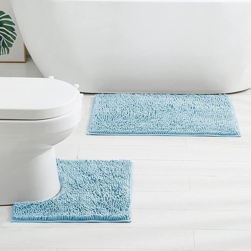 Bath Mat, Light Blue