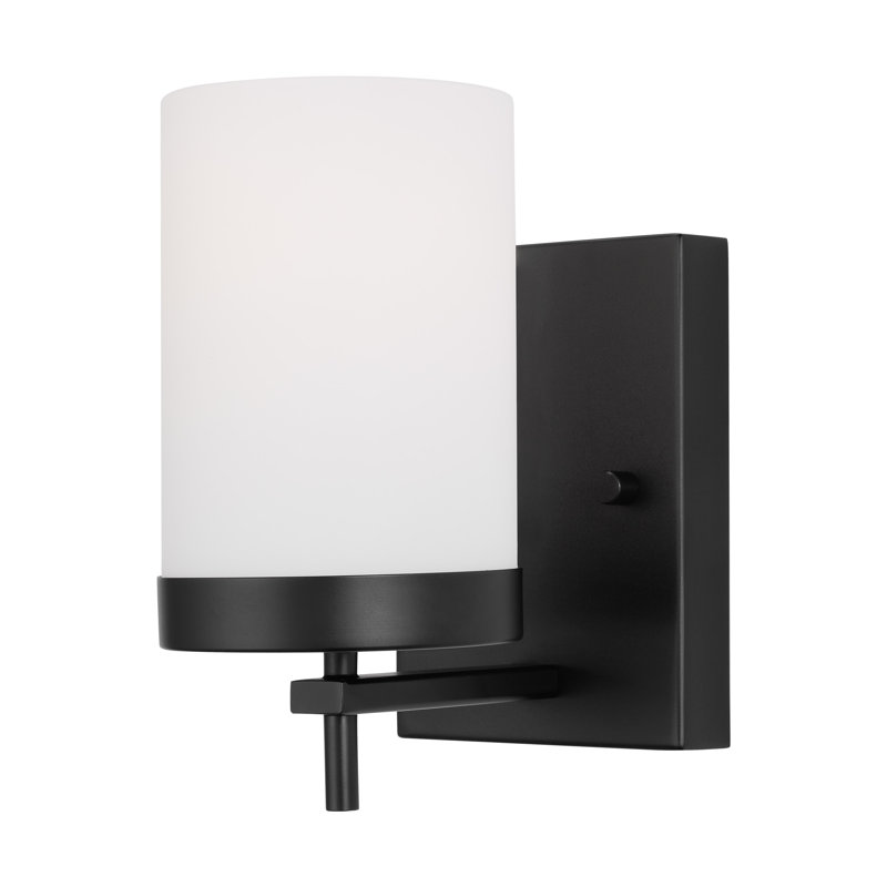 Zire 1 - Light Armed Sconce, No, Midnight Black
