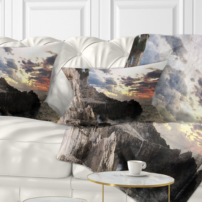 Landscape Reversible Throw Pillow