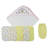 Ensemble de serviettes débarbouillettes 6 pièces 100% coton