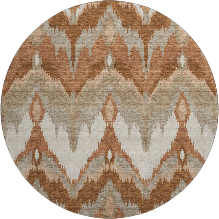 Premium Machine Washable Prisco Paprika Rug
