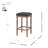 Liya 4-Piece Upholstered Counter Stool Set-123631237