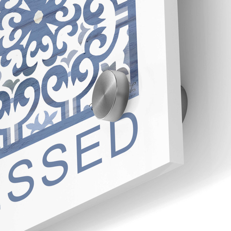 «Grateful, Thankful, Blessed Pattern» par Cindy Jacobs - impression sans cadre, H 12 po x l 36 po x P 0,2 po