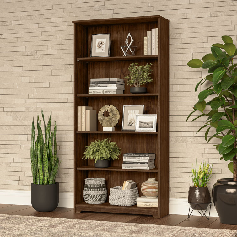 Shelonda 5 Shelf 66" Standard Bookcase