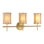 Luminaire de meuble-lavabo 3 lumières Keyoshia en laiton chaud