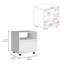 Nightstand Munyochi, One Drawer, White Finish-255715239