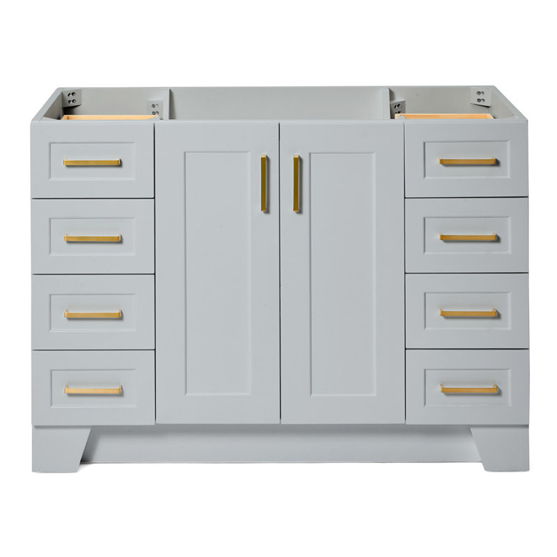 48" Single Bathroom Vanity Base Only, Gray