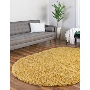 Tapis rond - Recycled PET with viscose look (offwhite)