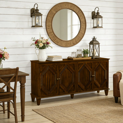 Vintage Kitchen Dning Room Sideboard and Buffet with Adjustable Foot Pads