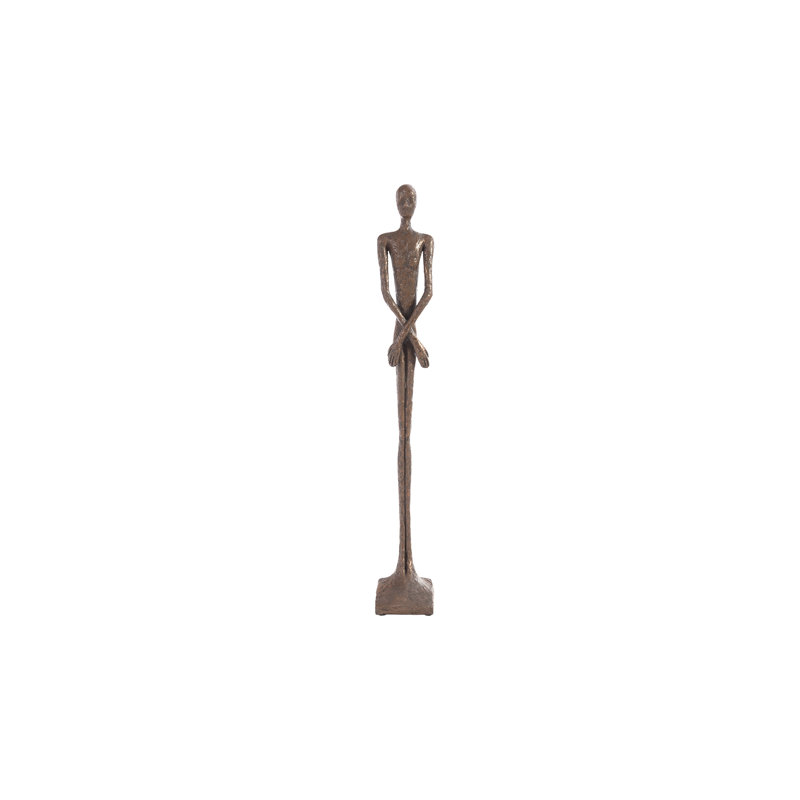 Lloyd Skinny Male Statue, 84" H x 16" W x 13" D, Bronze