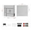 Steel Wall Mounted Post box with Newspaper Compartment-138594509