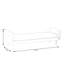 Banc rembourré en cuir de microfibre Modern Simplicity-100887527