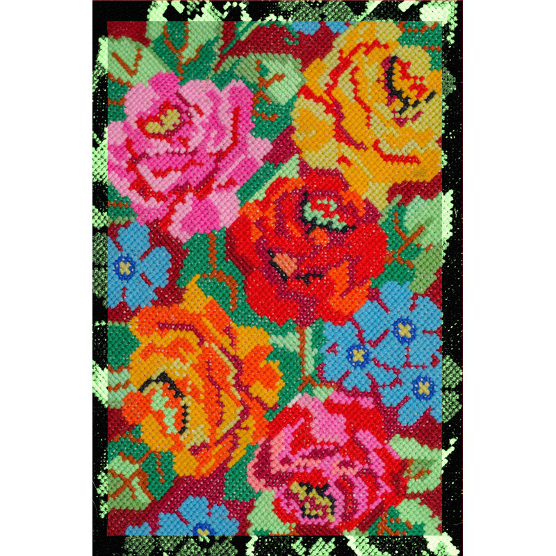Luis Floral Hand Woven Area Rug, Rectangle 200 x 290cm
