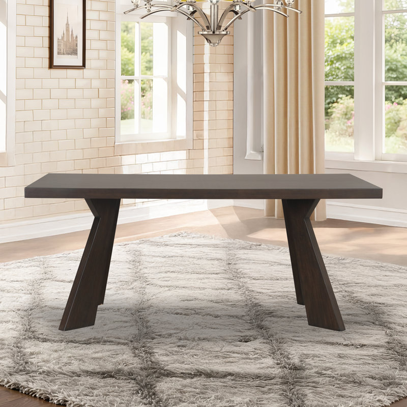 Tables de salle à manger en bois de châtaignier, brun