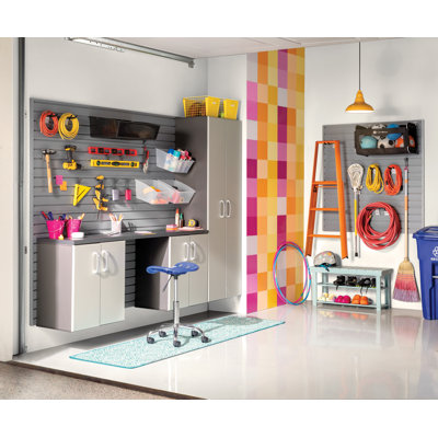 Carrold Utility Mudroom Bench with Shelves