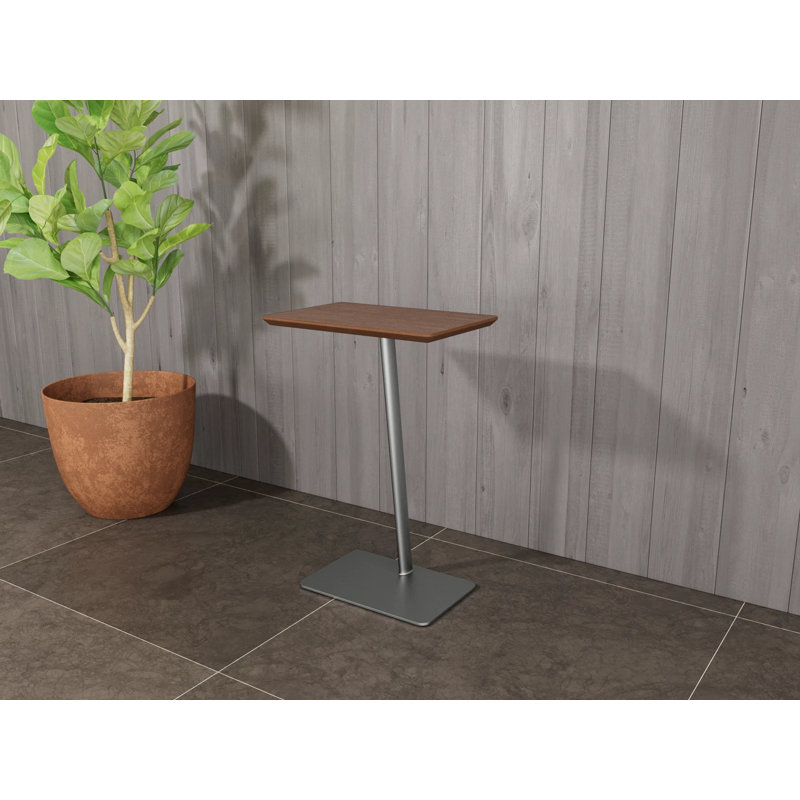 Pieds de table personnels Willow, Argent argent, Noyer Riftwood
