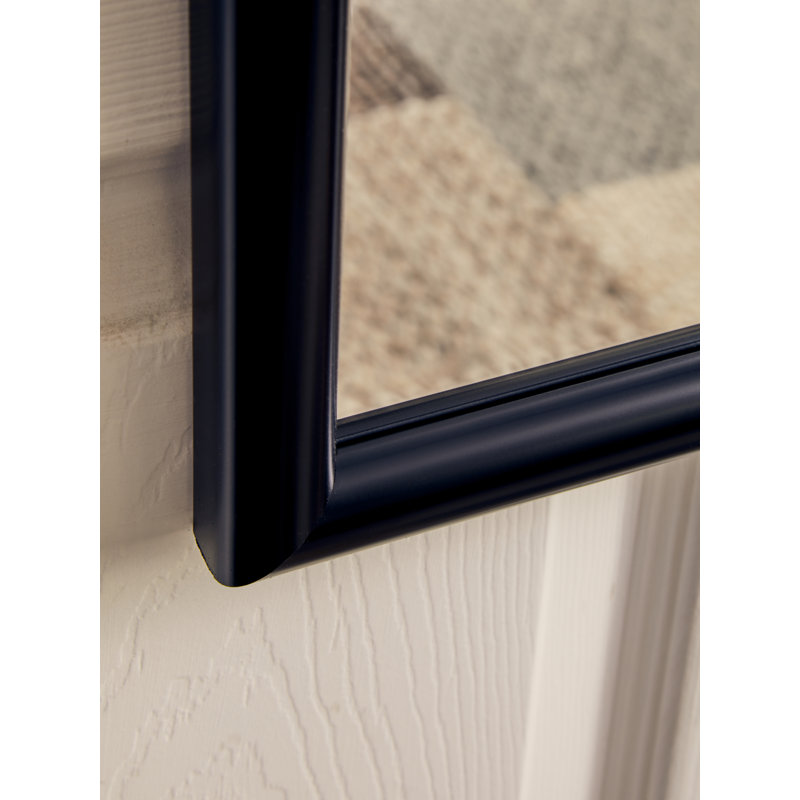 Overdoor Full Length Mirror, Black