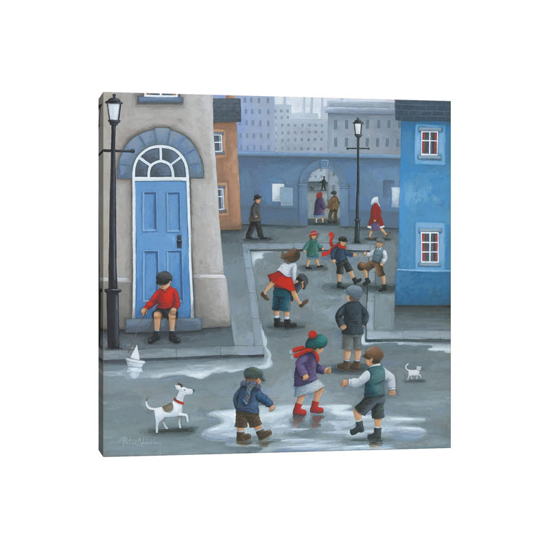 Leap Frog by Peter Adderley - Wrapped Canvas Gallery-Wrapped Canvas Giclée, 93.98 cm H x 93.98 cm W x 1.91 cm D
