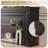 Black Solid Wood TV Cabinet Fireplace-117628757