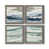 Toile avec encadrement gris