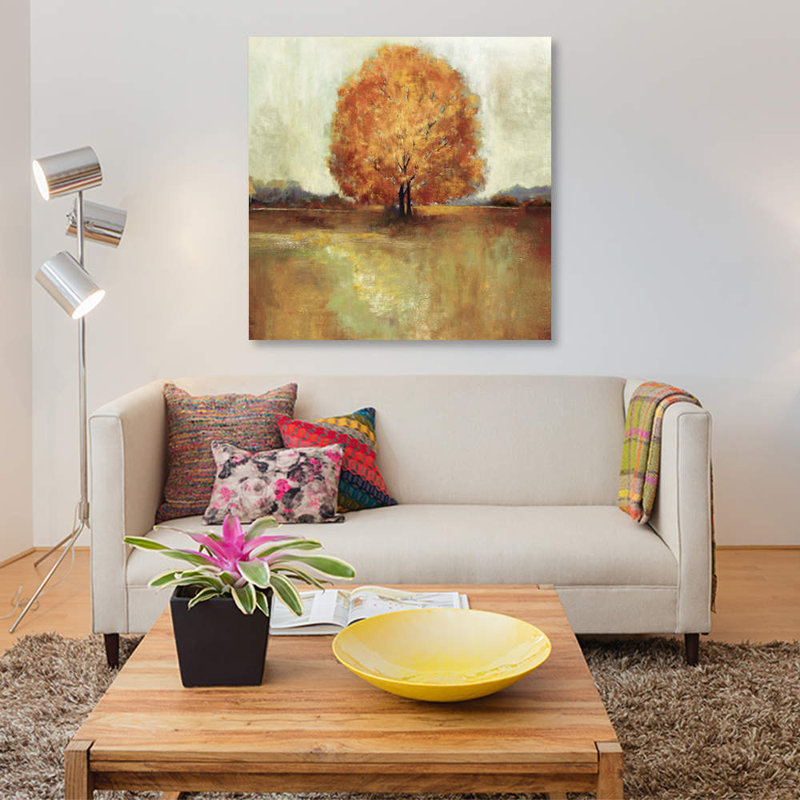 « champ de rêves », impression sur toile, H 12 po x l 12 po x P 0,75 po, Toile tendue, Pas de tapis