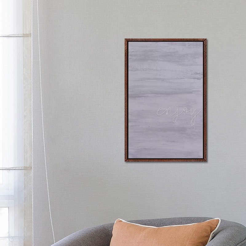 Breathe by Kimberly Allen - Print on Canvas, 66.04cm H x 45.72cm W x 3.81cm D, Classic Brown Wood Framed