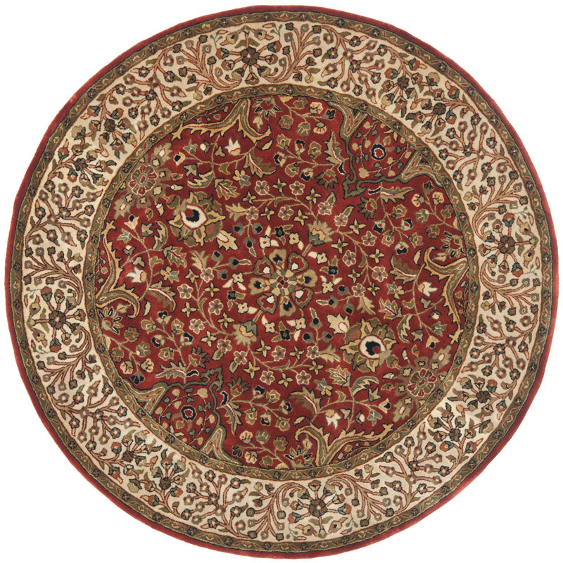 Tapis oriental en laine Griswold, Rond 8 pi