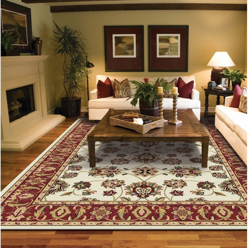 Falkner Wool Oriental Indoor Rug, Rectangle 3'10 x 5'3"
