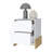 Ralston 2-Drawer Nightstand In White And Macadamia-194405878
