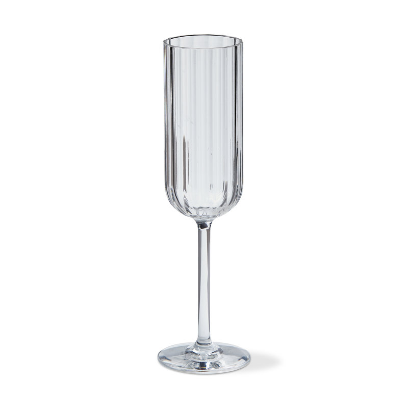 Riley Acrylic Champagne Clear Everyday 8 Oz