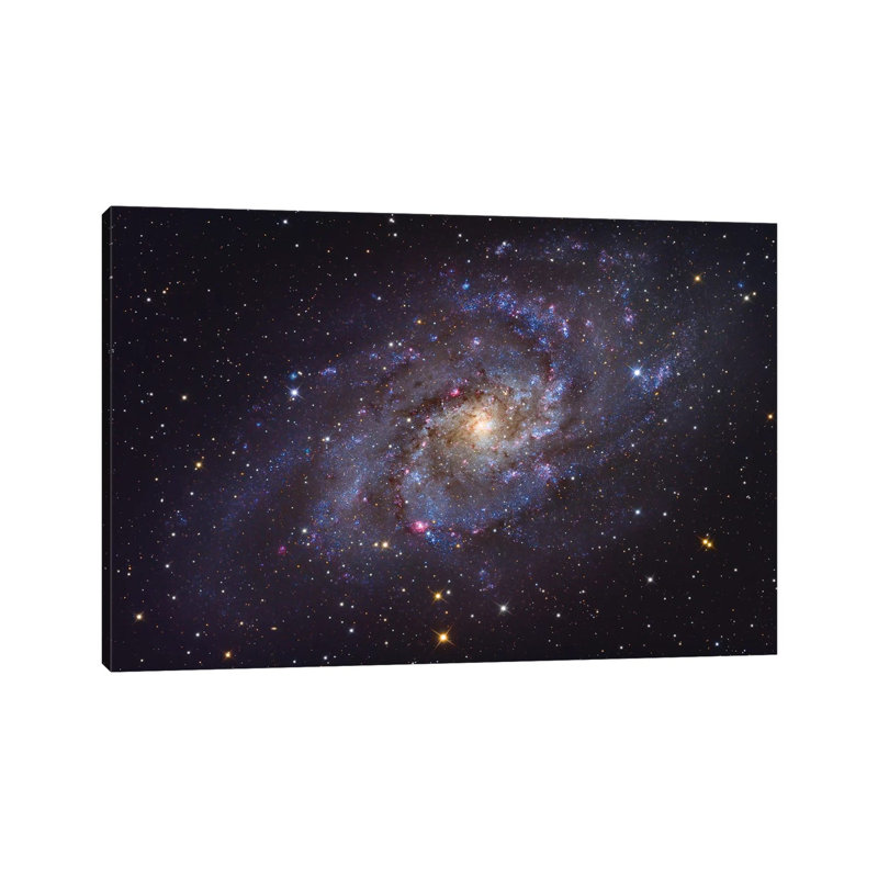 The Triangulum Galaxy (NGC 598) by Roth Ritter - Wrapped Canvas Print, 20.32 cm H x 30.48 cm W